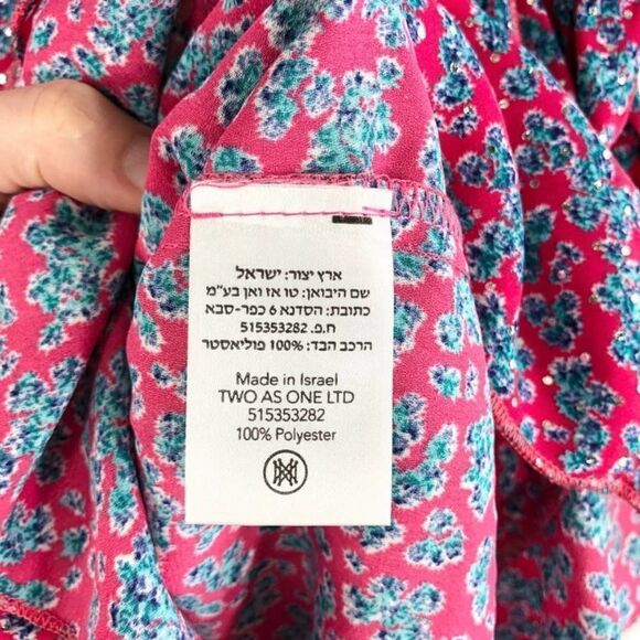 NEW Anthropologie Sabina Musayev Liri faux wrap floral ruffle dress Sz S‎ barbie - Picture 9 of 9